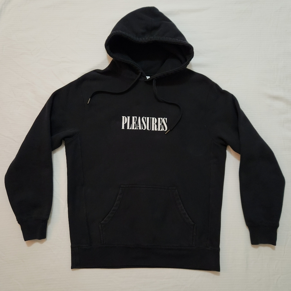 Pleasures x New Order Technique Heavyweight Hoodie Sz M  Cherub Photo Color Art